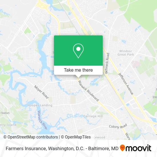 Farmers Insurance map