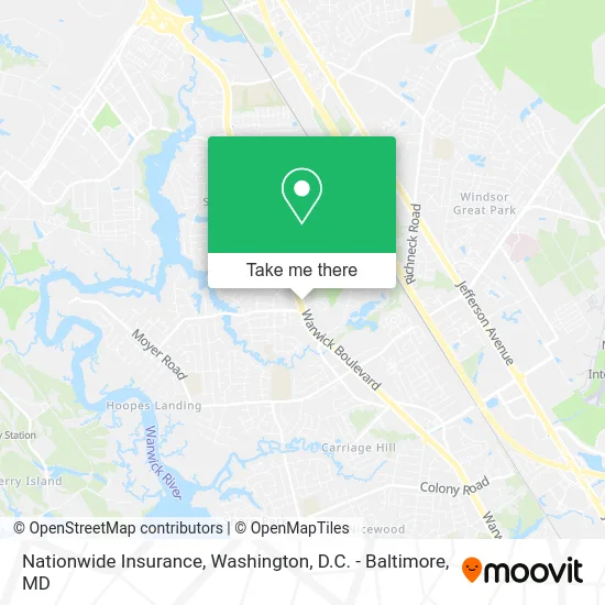 Nationwide Insurance map