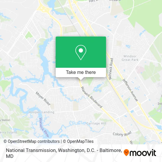 National Transmission map