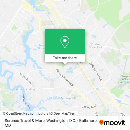 Mapa de Surenas Travel & More