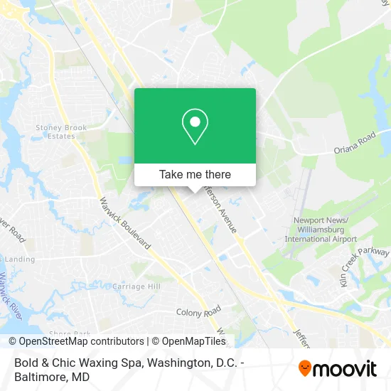 Bold & Chic Waxing Spa map