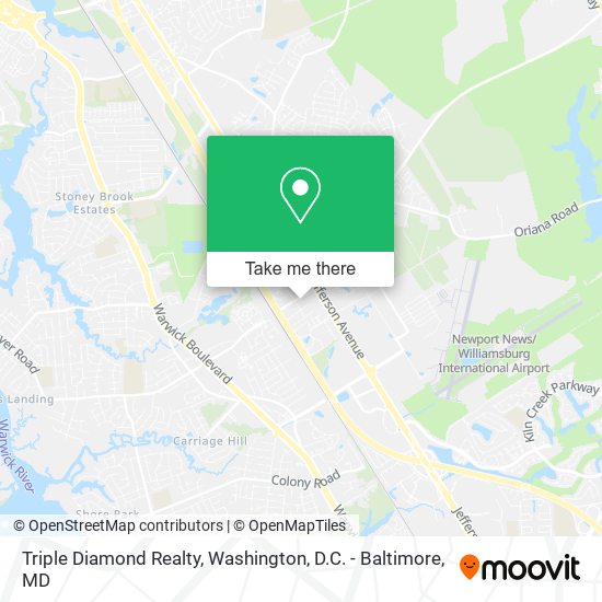 Triple Diamond Realty map