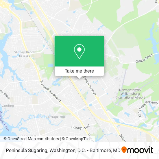 Peninsula Sugaring map