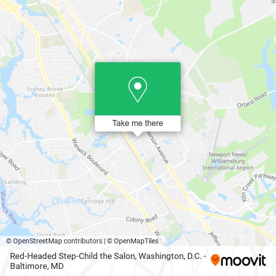 Red-Headed Step-Child the Salon map