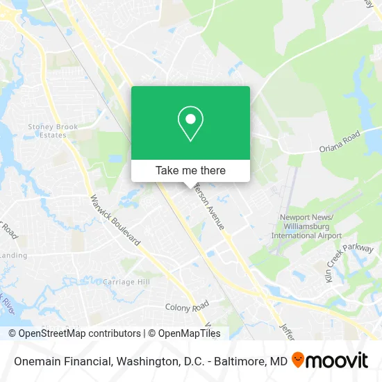 Onemain Financial map