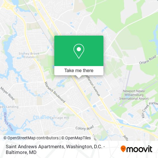 Mapa de Saint Andrews Apartments