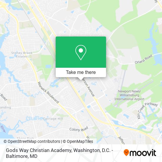 Gods Way Christian Academy map