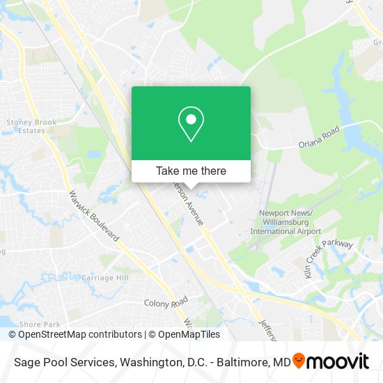 Sage Pool Services map