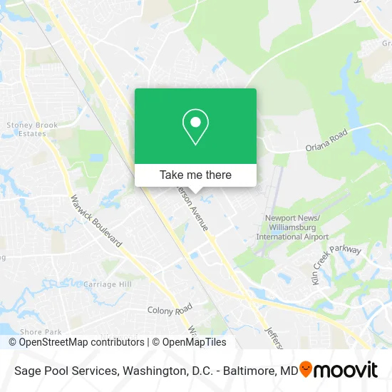 Sage Pool Services map