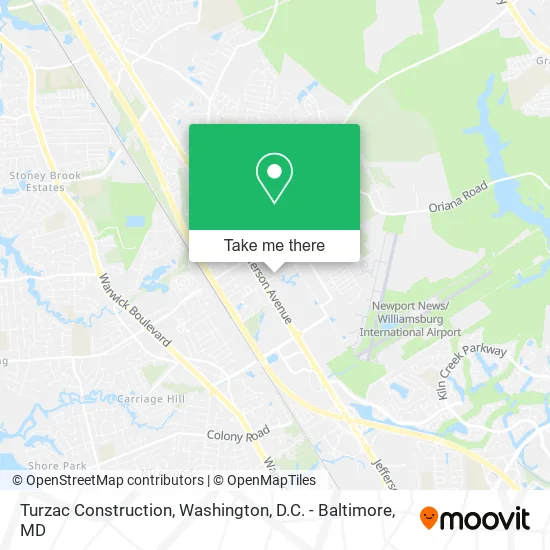 Turzac Construction map