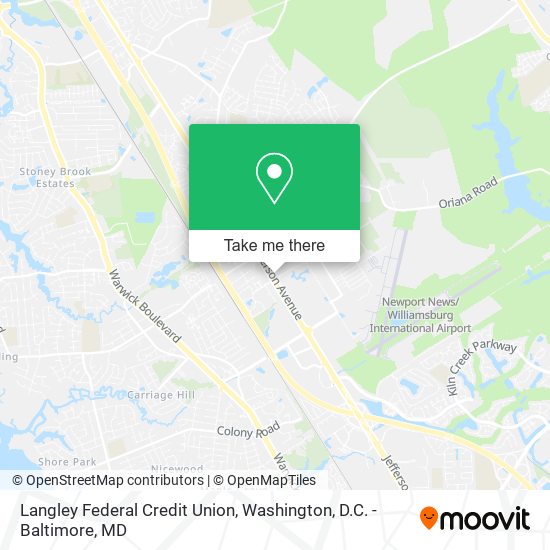 Mapa de Langley Federal Credit Union