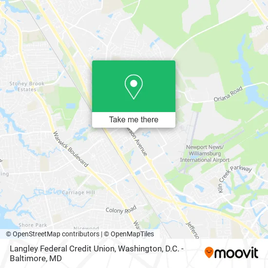 Langley Federal Credit Union map