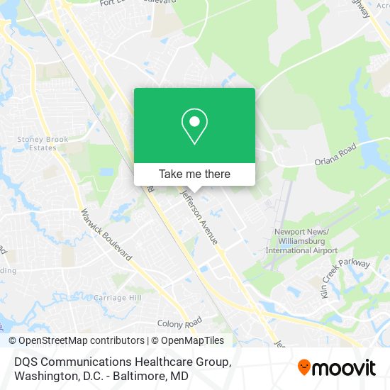 DQS Communications Healthcare Group map