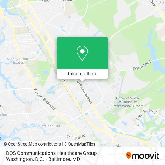 DQS Communications Healthcare Group map