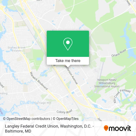 Langley Federal Credit Union map