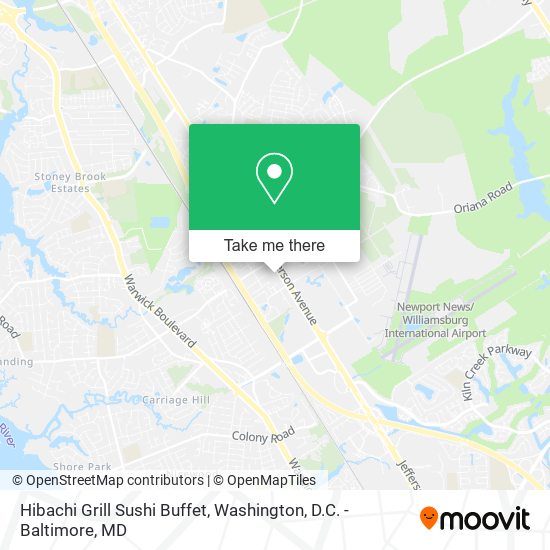 Hibachi Grill Sushi Buffet map