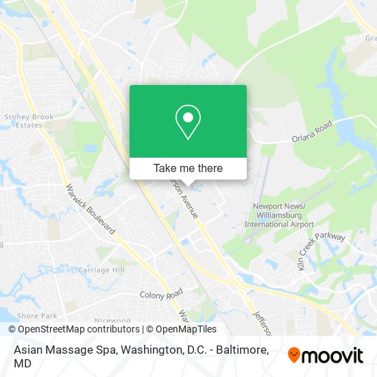 Mapa de Asian Massage Spa