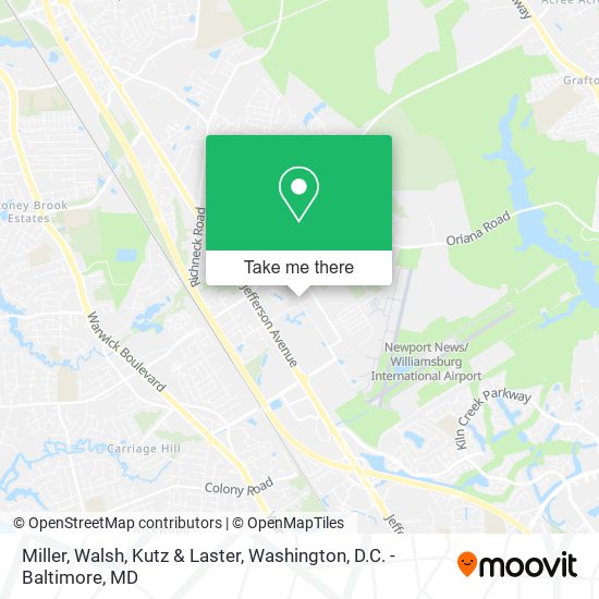 Miller, Walsh, Kutz & Laster map