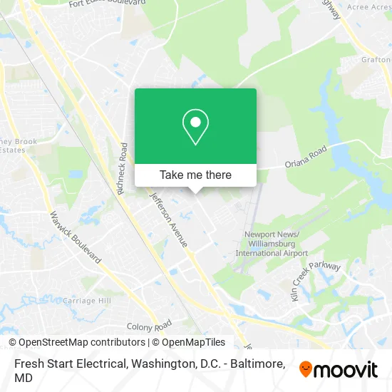 Fresh Start Electrical map