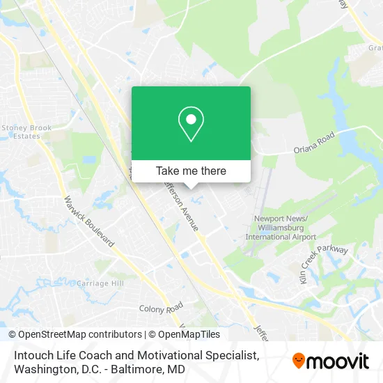 Intouch Life Coach and Motivational Specialist map