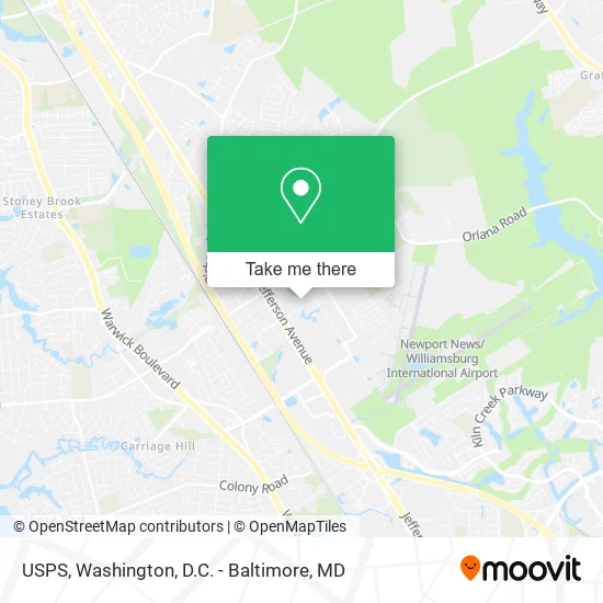 USPS map