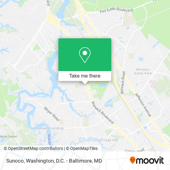 Mapa de Sunoco