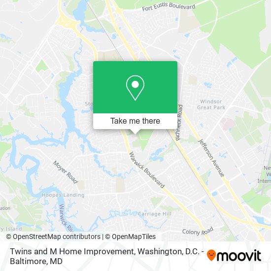 Twins and M Home Improvement map