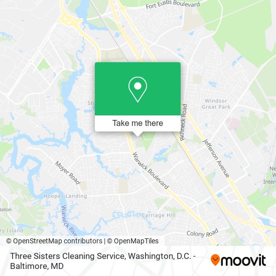 Mapa de Three Sisters Cleaning Service