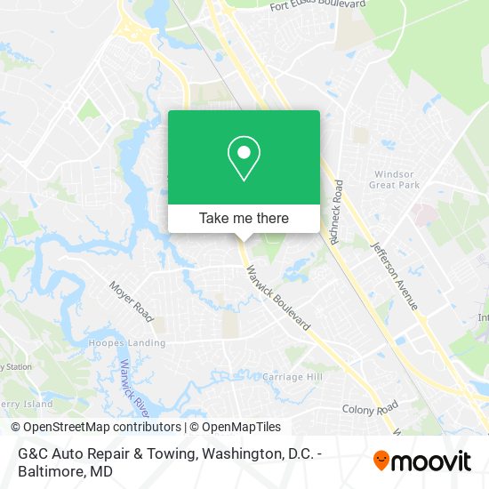 G&C Auto Repair & Towing map