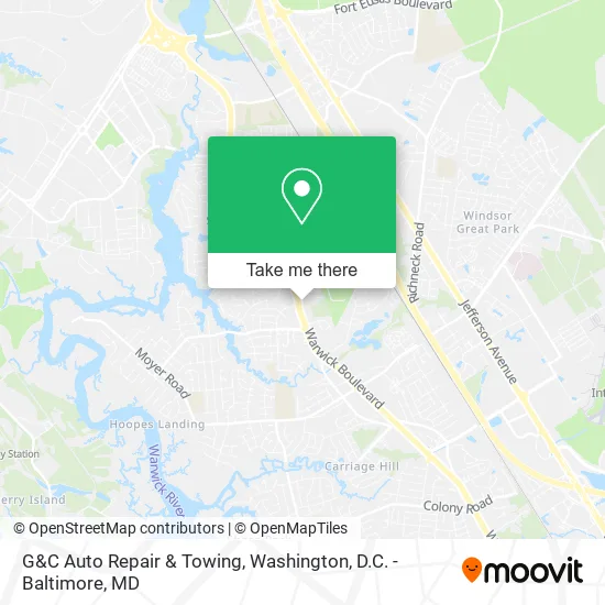 G&C Auto Repair & Towing map