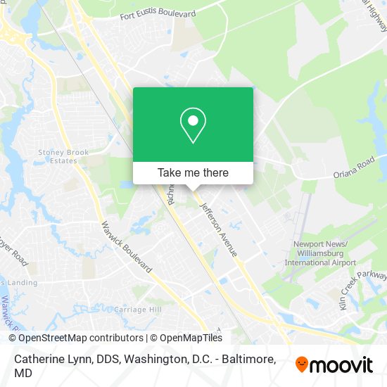 Catherine Lynn, DDS map