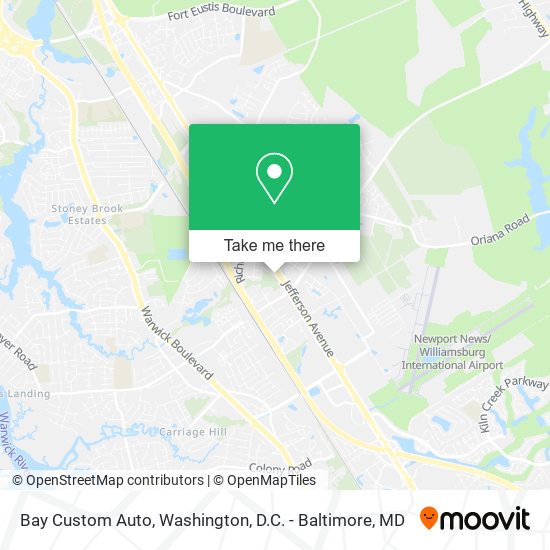 Bay Custom Auto map