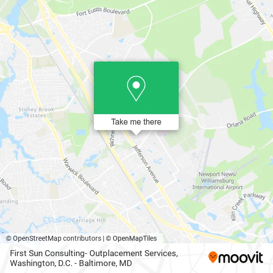 First Sun Consulting- Outplacement Services map
