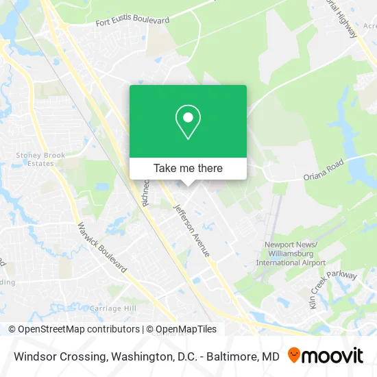 Windsor Crossing map