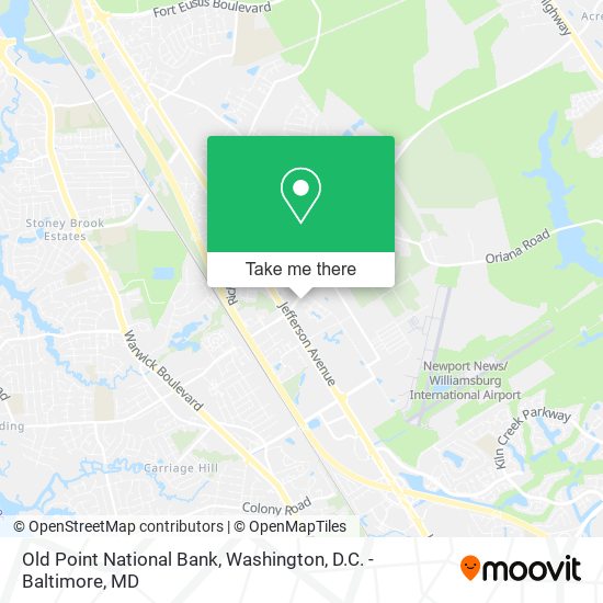 Old Point National Bank map