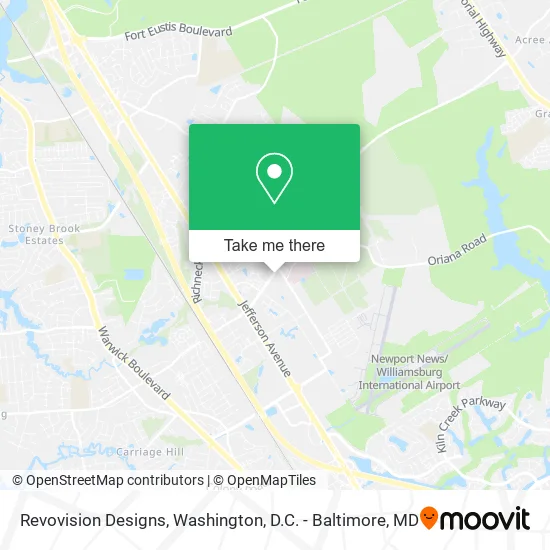 Revovision Designs map