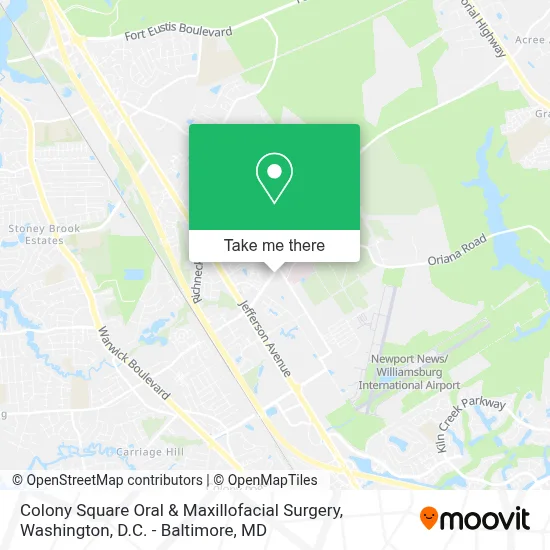Colony Square Oral & Maxillofacial Surgery map
