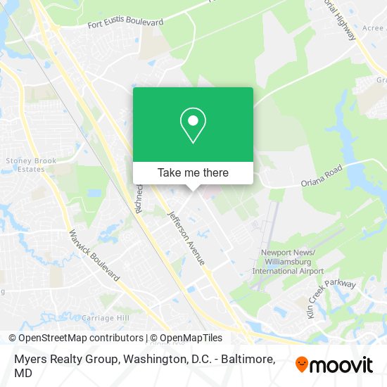 Myers Realty Group map