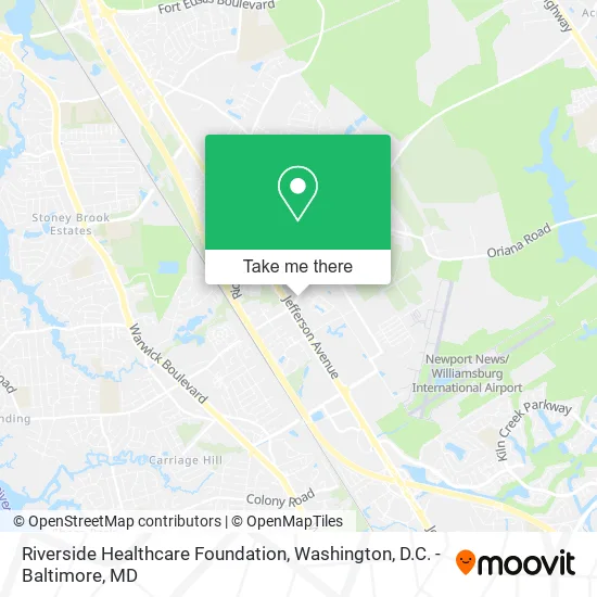Riverside Healthcare Foundation map
