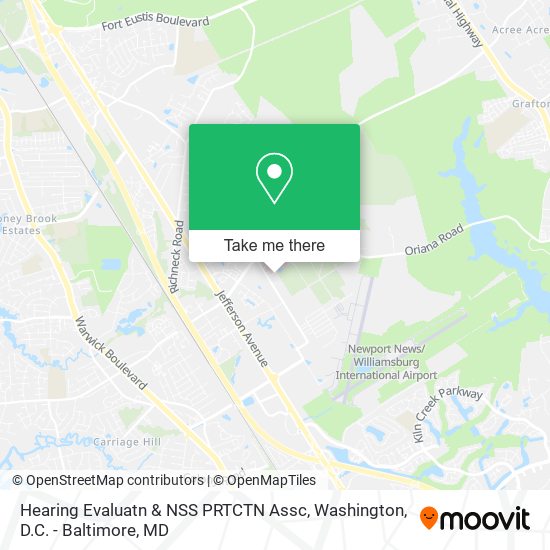 Hearing Evaluatn & NSS PRTCTN Assc map