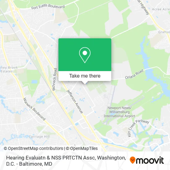 Mapa de Hearing Evaluatn & NSS PRTCTN Assc