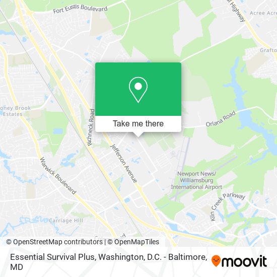 Essential Survival Plus map
