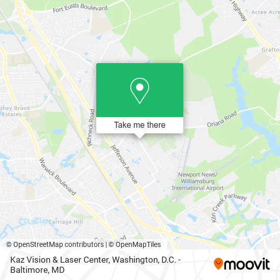 Kaz Vision & Laser Center map