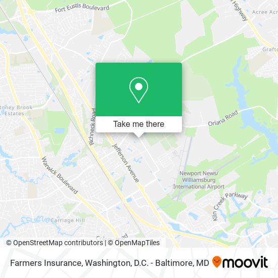 Farmers Insurance map