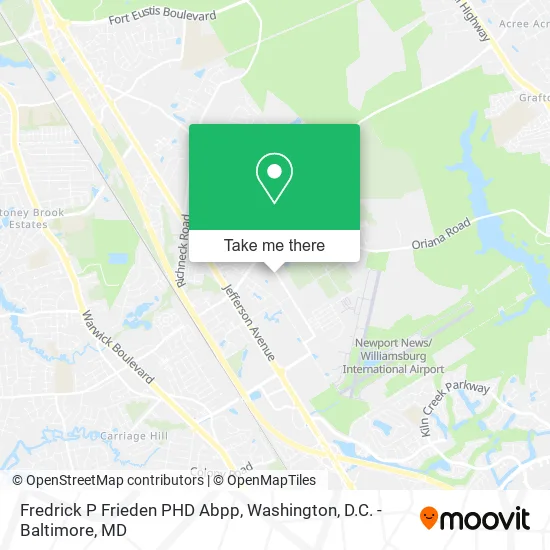 Mapa de Fredrick P Frieden PHD Abpp