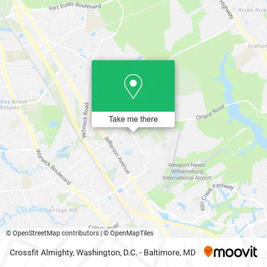Crossfit Almighty map