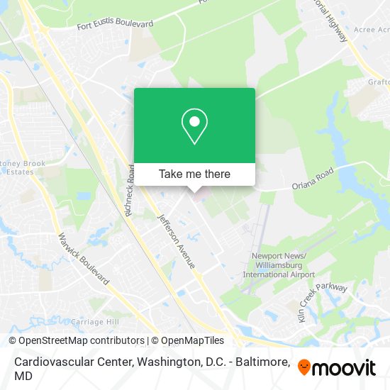 Cardiovascular Center map