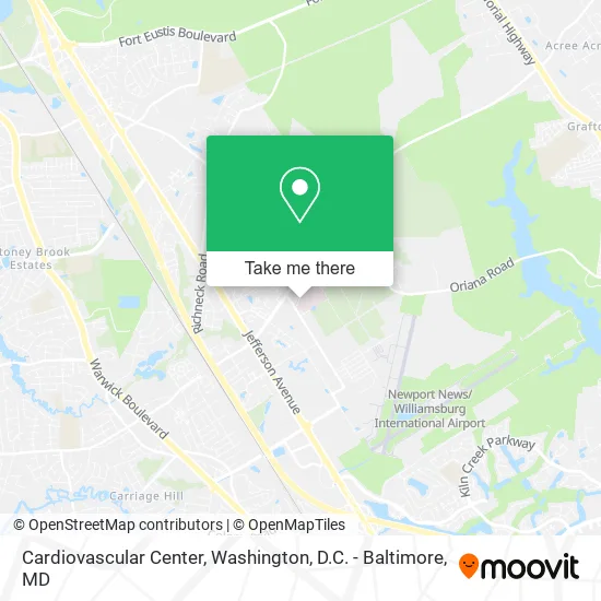 Cardiovascular Center map