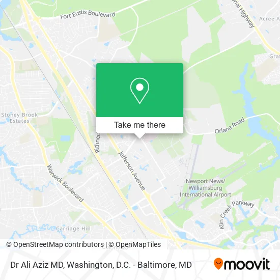 Mapa de Dr Ali Aziz MD