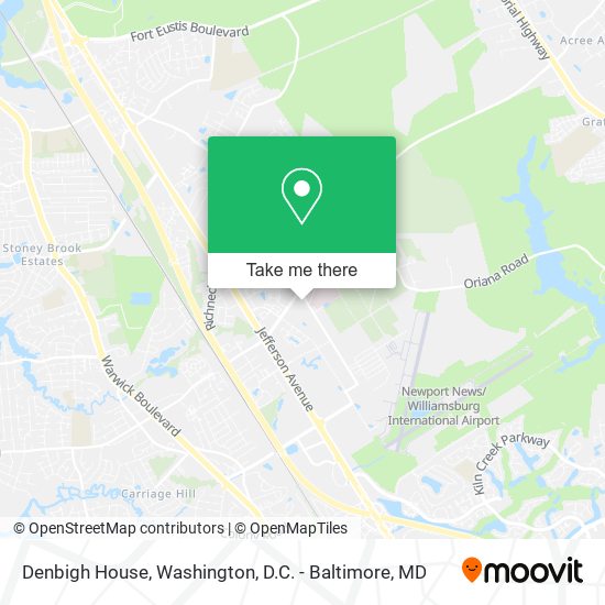 Denbigh House map